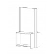 Free-standing Office Partition - Double Sided Open Shelves